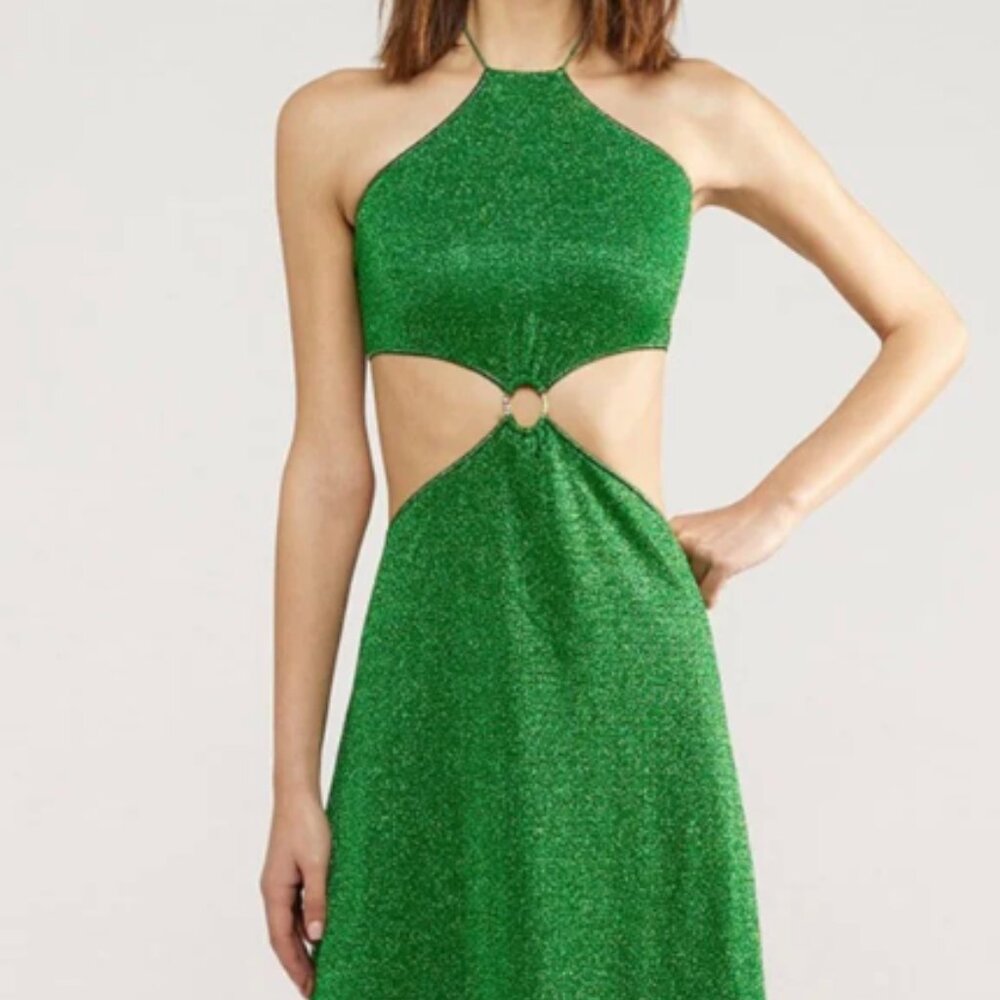 Oseree - Lumiere O Gem Cut Out Dress